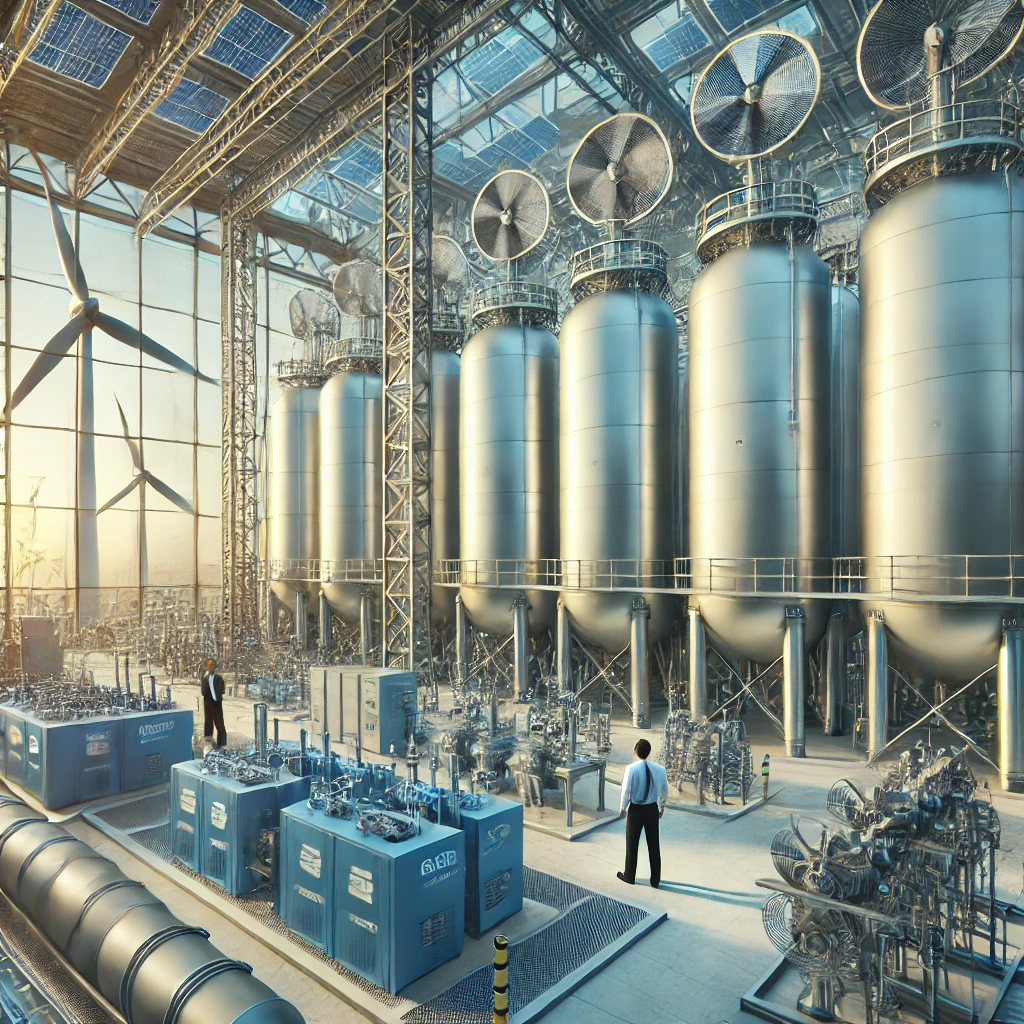 Energieversorgung – Großvolumenbehälter